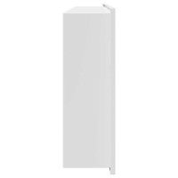 Produktbild för Dusch Nisch Vit 75 x 30 x 9,5 cm Rostfritt stål