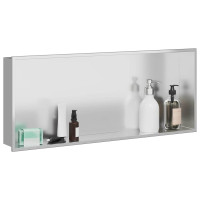 Produktbild för Dusch Nisch Silver 75 x 30 x 9,5 cm Rostfritt stål