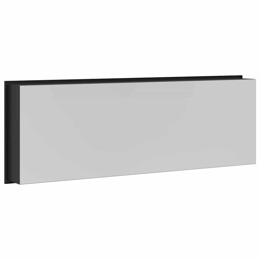 Produktbild för Dusch Nisch Svart 90 x 30 x 9,5 cm Rostfritt stål