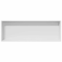 Produktbild för Dusch Nisch Vit 90 x 30 x 9,5 cm Rostfritt stål
