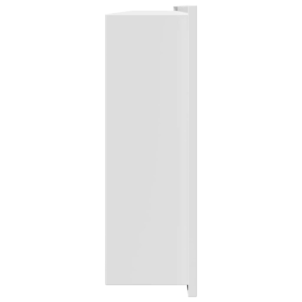Produktbild för Dusch Nisch Vit 90 x 30 x 9,5 cm Rostfritt stål