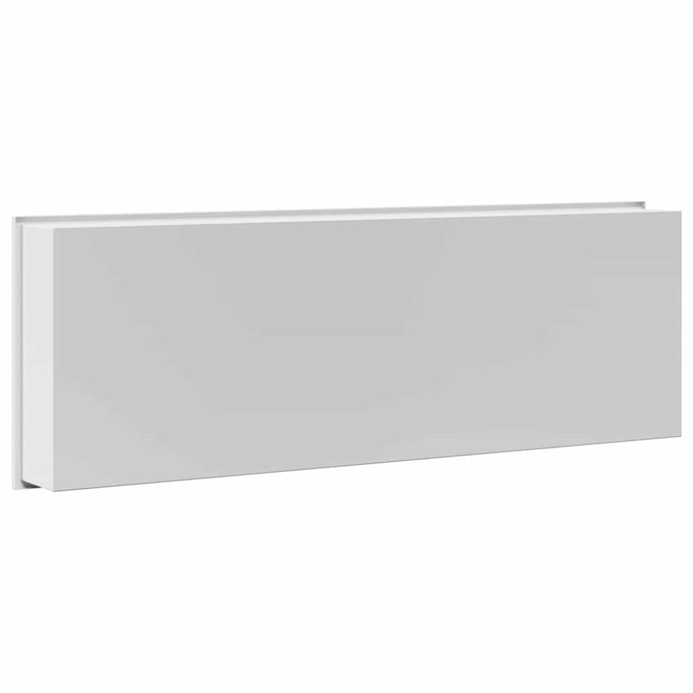 Produktbild för Dusch Nisch Vit 90 x 30 x 9,5 cm Rostfritt stål