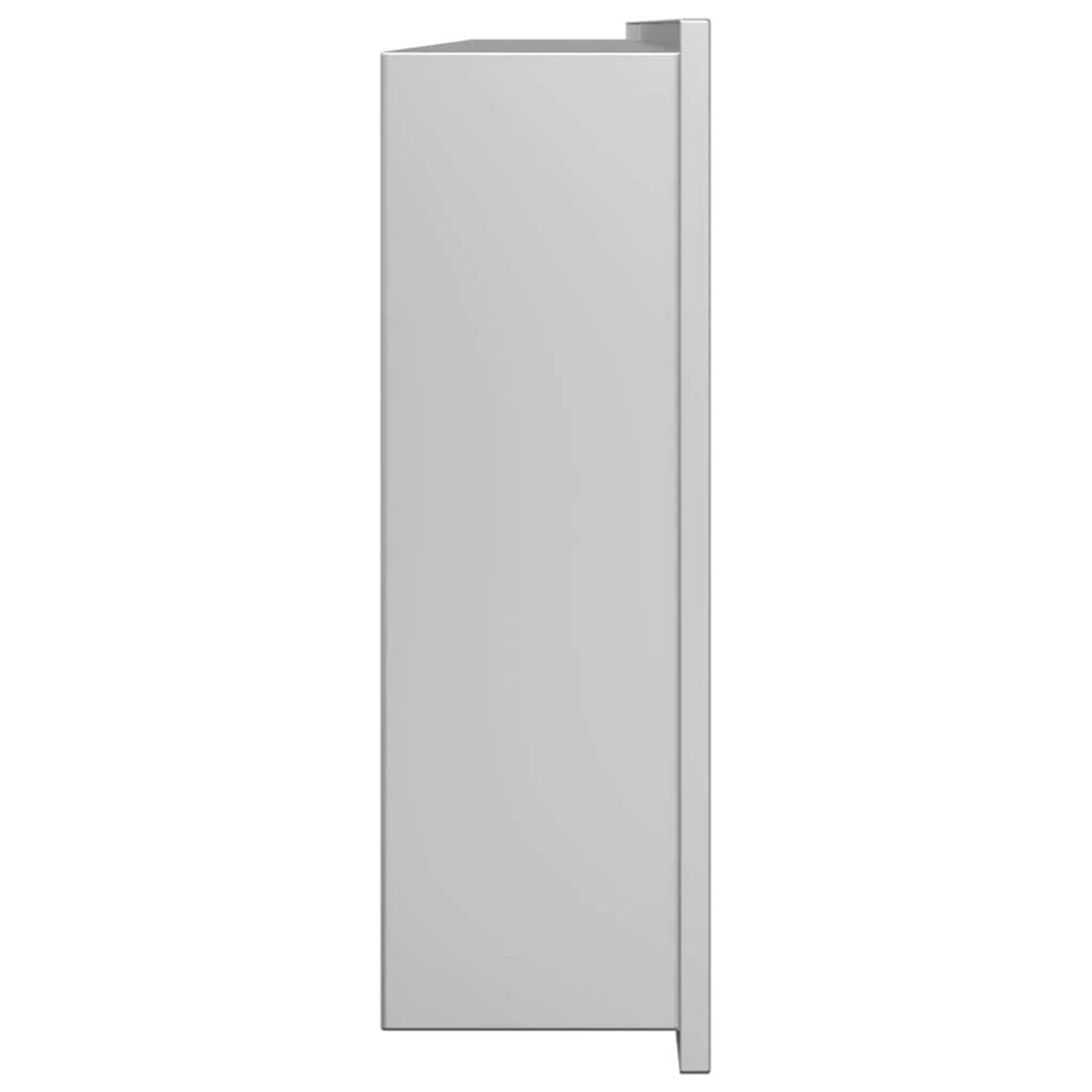 Produktbild för Dusch Nisch Silver 90 x 30 x 9,5 cm Rostfritt stål