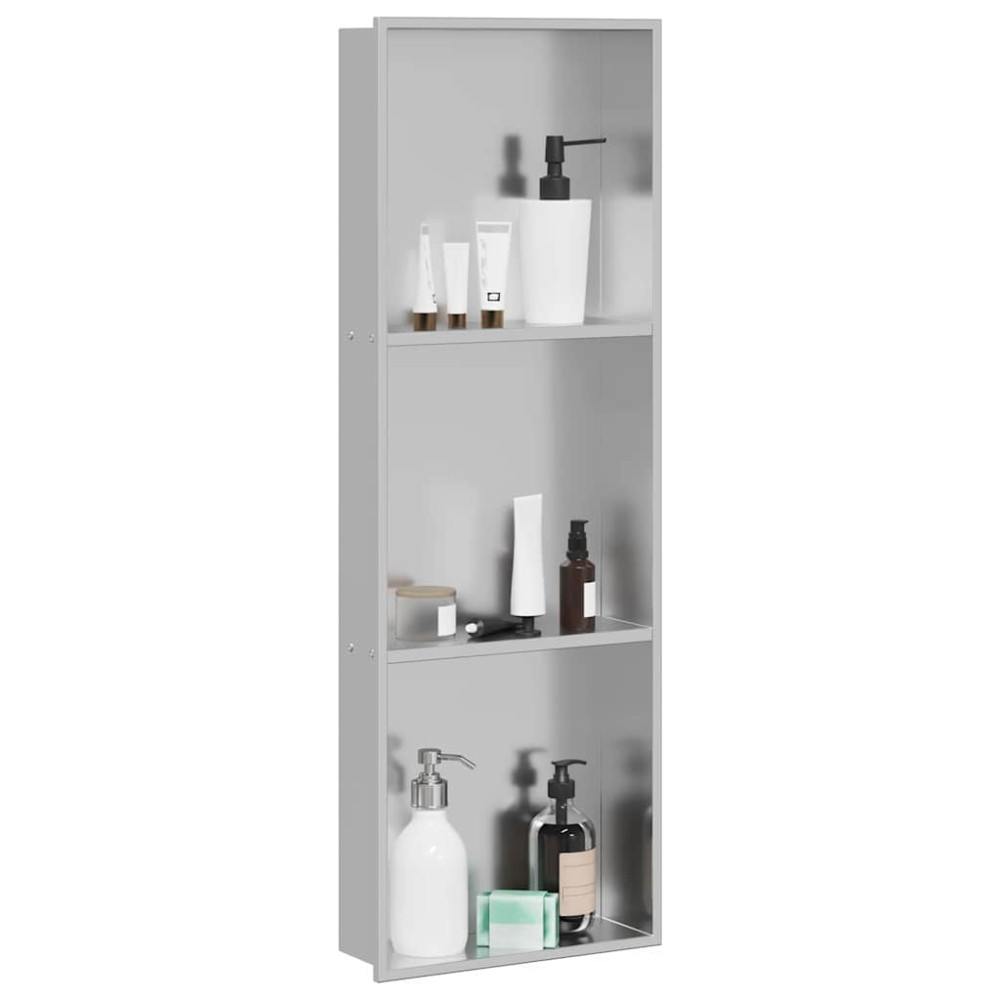 Produktbild för Dusch Nisch Silver 90 x 30 x 9,5 cm Rostfritt stål