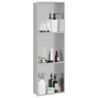 Produktbild för Dusch Nisch Silver 90 x 30 x 9,5 cm Rostfritt stål