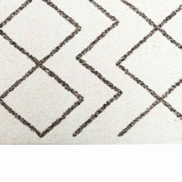 Produktbild för Köksmatta Vit 300 x 60 cm Sammet