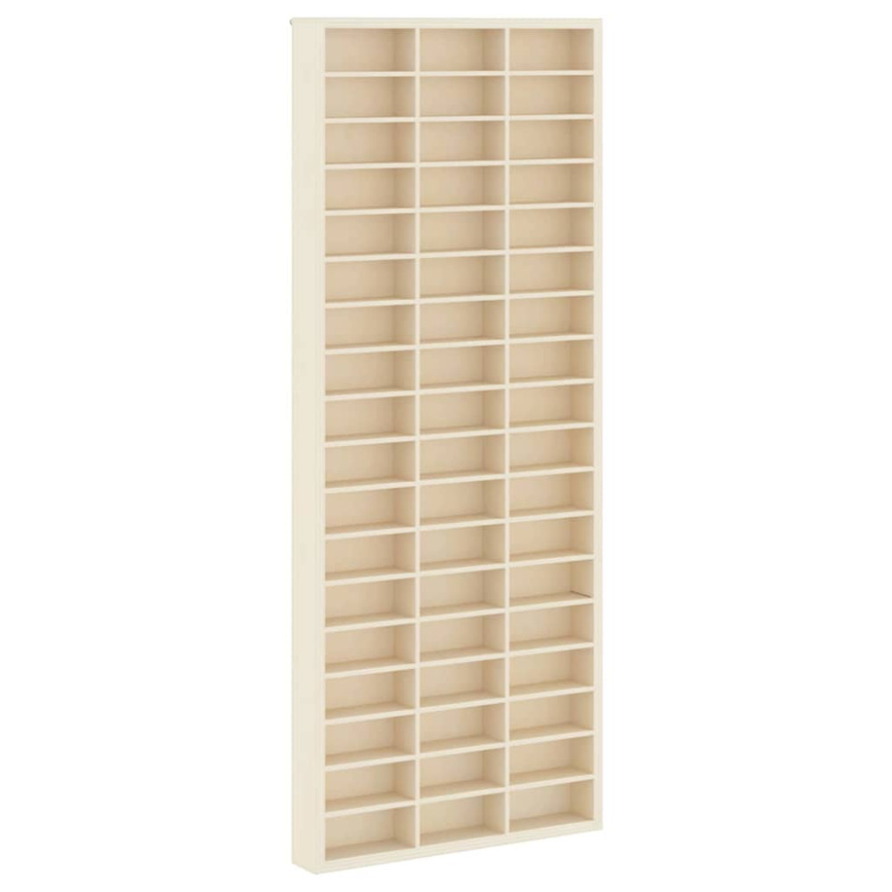 Produktbild för Väggdisplay med hylla Beige 30 x 4,5 x 75 cm Konstruerat trä