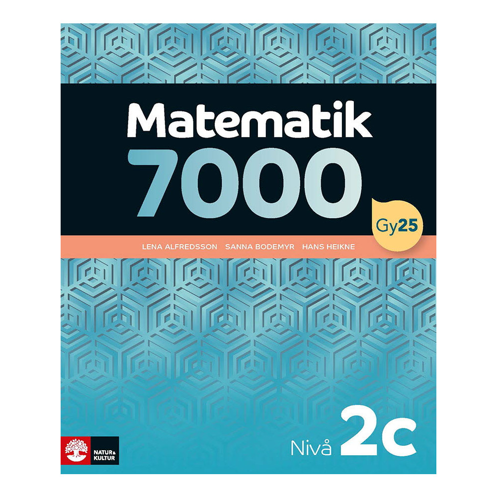 Produktbild för Matematik 7000 nivå 2c (häftad)