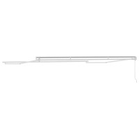 Produktbild för Markisram Vit 450 × 350 cm Aluminium