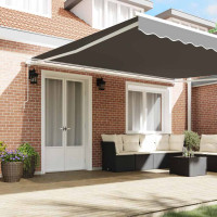 Produktbild för Markisram Vit 500 × 350 cm Aluminium