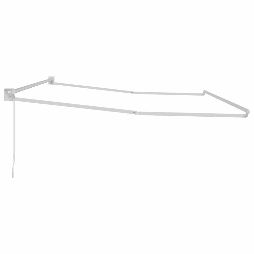 Produktbild för Utdragbar markisram Vit 450 × 300 cm Aluminium