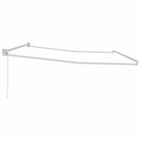 Produktbild för Utdragbar markisram Vit 450 × 300 cm Aluminium