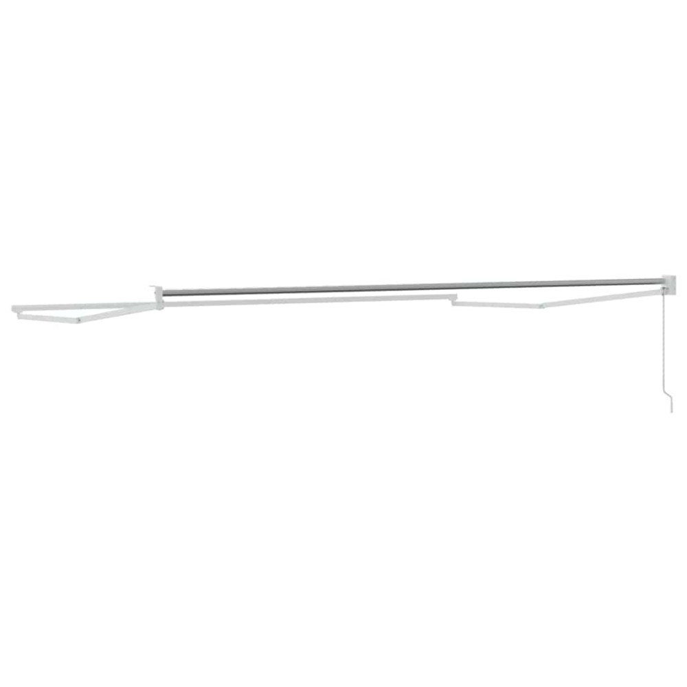 Produktbild för Utdragbar markisram Vit 450 × 300 cm Aluminium