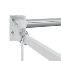 Produktbild för Utdragbar markisram Vit 450 × 300 cm Aluminium