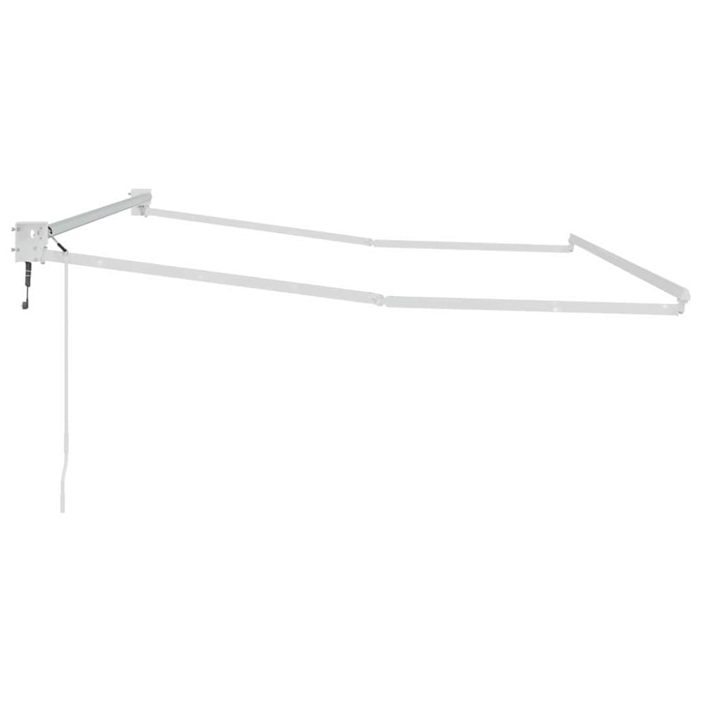 Produktbild för Utdragbar markisram Vit 300 x 250 cm Aluminium