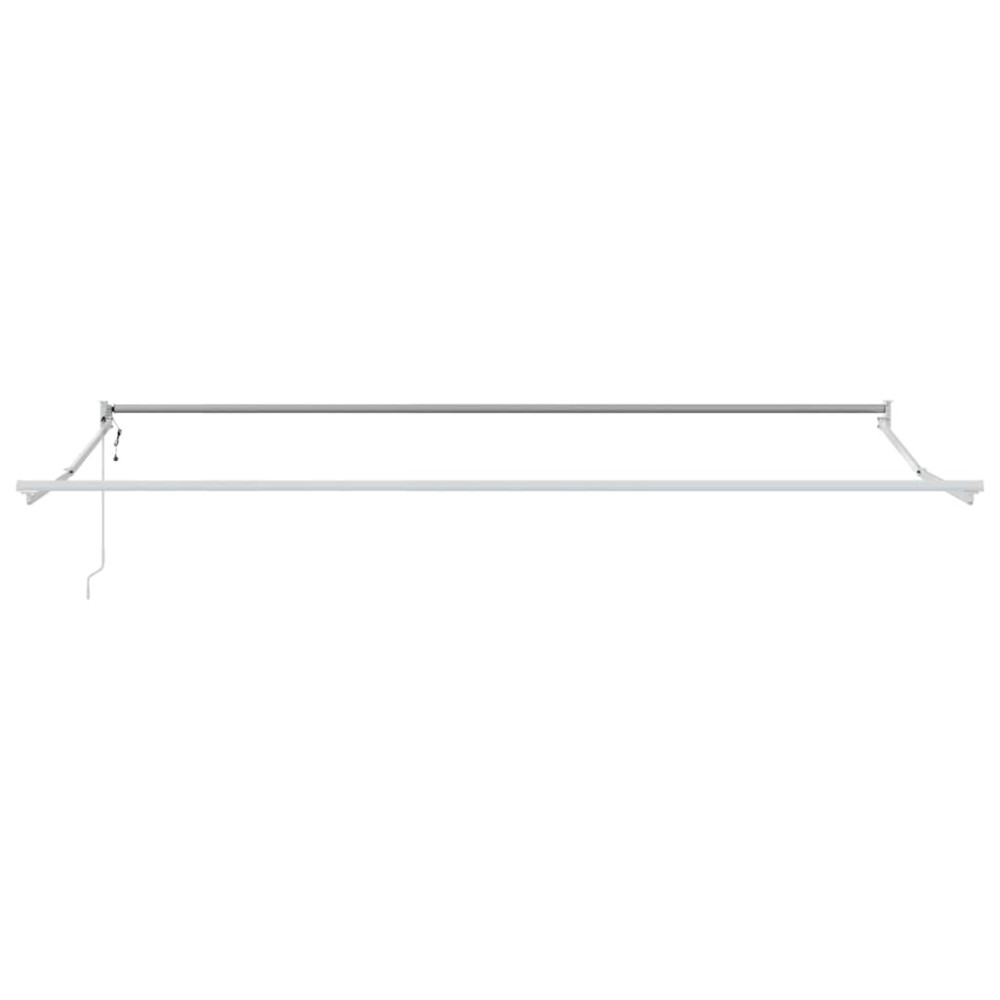 Produktbild för Utdragbar markisram Vit 450 × 300 cm Aluminium