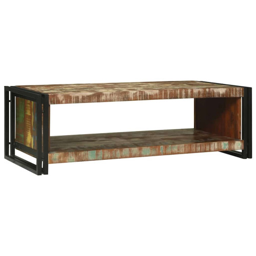 vidaXL Kaffeebord 120 x 50 x 38 cm Solid återvunnen trä