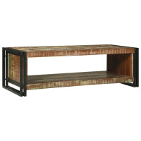 Produktbild för Kaffeebord 120 x 50 x 38 cm Solid återvunnen trä