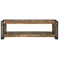 Produktbild för Kaffeebord 120 x 50 x 38 cm Solid återvunnen trä