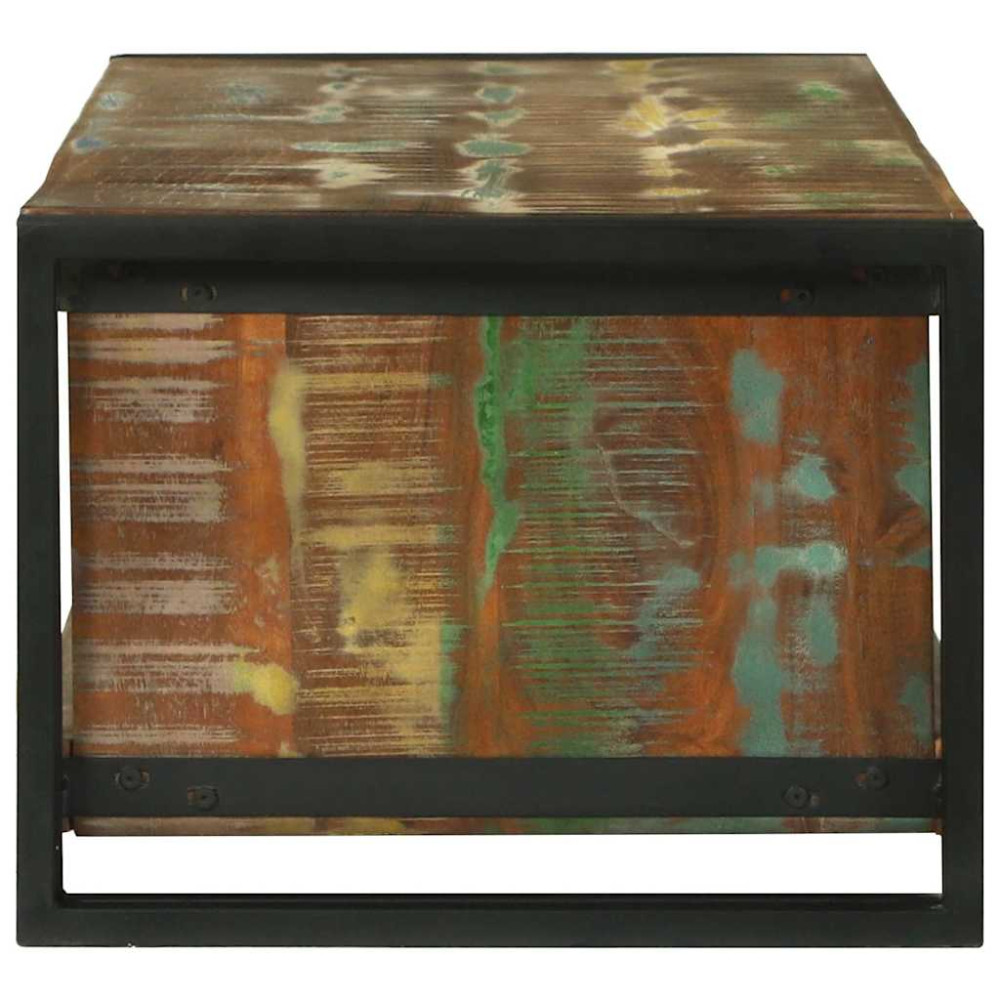 Produktbild för Kaffeebord 120 x 50 x 38 cm Solid återvunnen trä