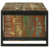 Produktbild för Kaffeebord 120 x 50 x 38 cm Solid återvunnen trä