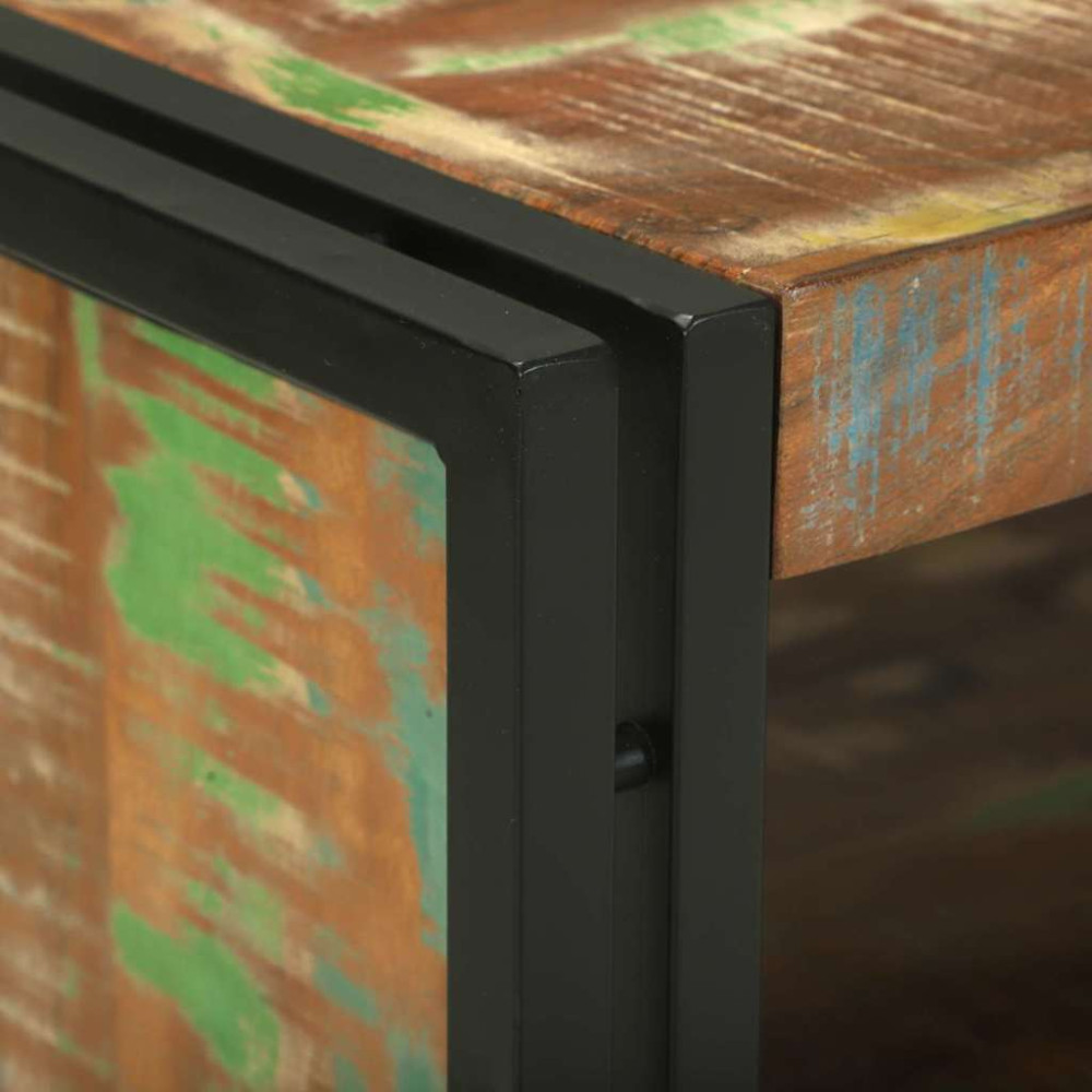 Produktbild för Kaffeebord 120 x 50 x 38 cm Solid återvunnen trä
