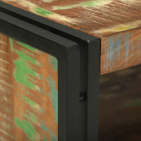 Produktbild för Kaffeebord 120 x 50 x 38 cm Solid återvunnen trä