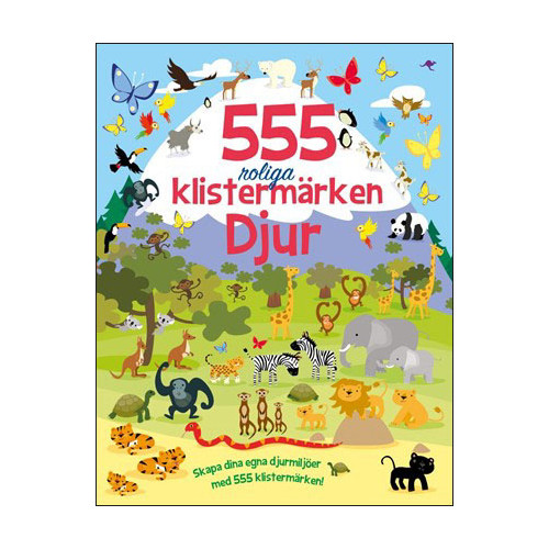 Lind & Co 555 roliga klistermärken - Djur
