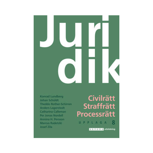 Konrad Lundberg Juridik - Civilrätt, straffrätt, processrätt, upplaga 8 (häftad)