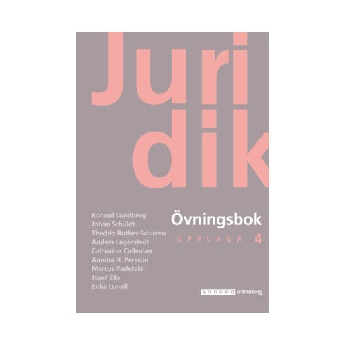 Konrad Lundberg Juridik - Civilrätt, straffrätt, processrätt (Övn.bok) upp.4 (häftad)