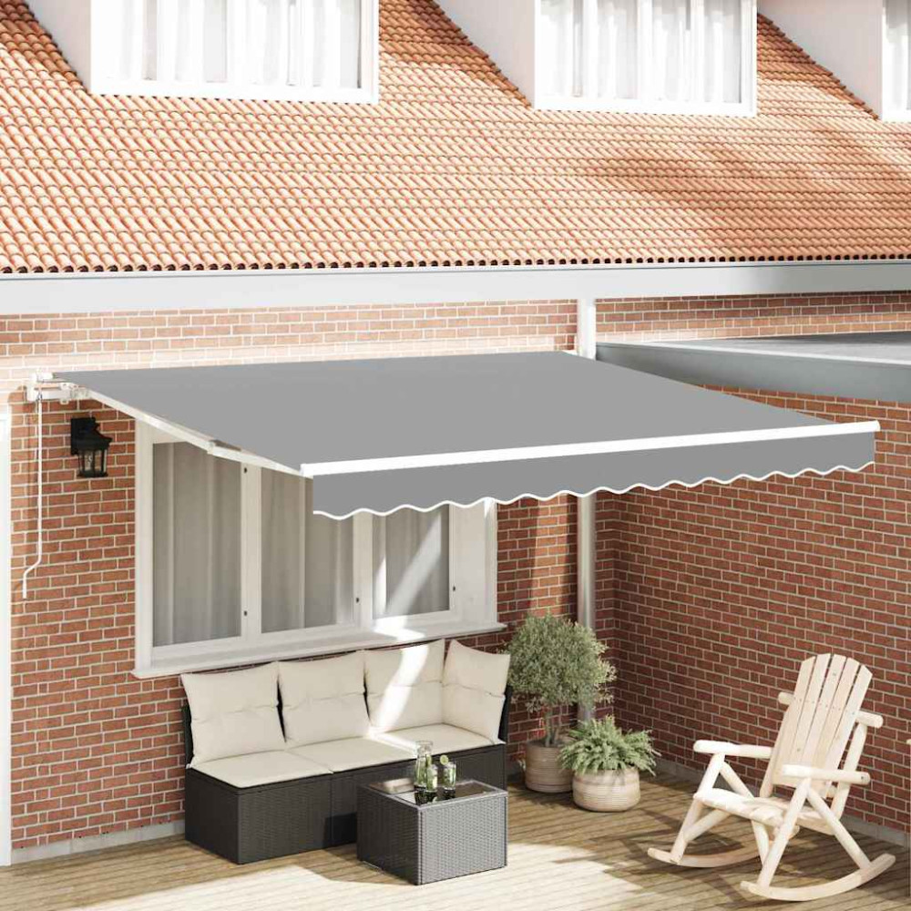 Produktbild för Markisram Vit 300 x 250 cm Aluminium