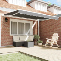 Produktbild för Markisram Vit 300 x 250 cm Aluminium