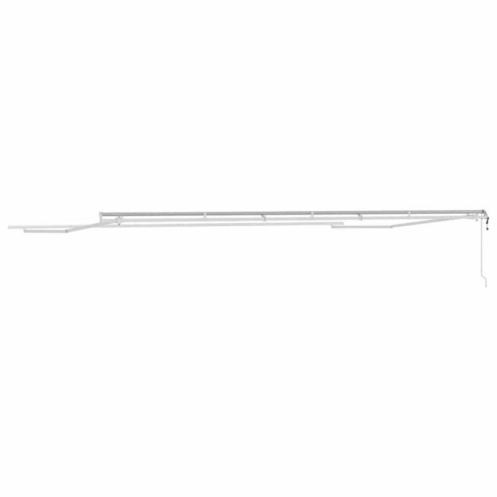 Produktbild för Markisram Vit 600 × 300 cm Aluminium