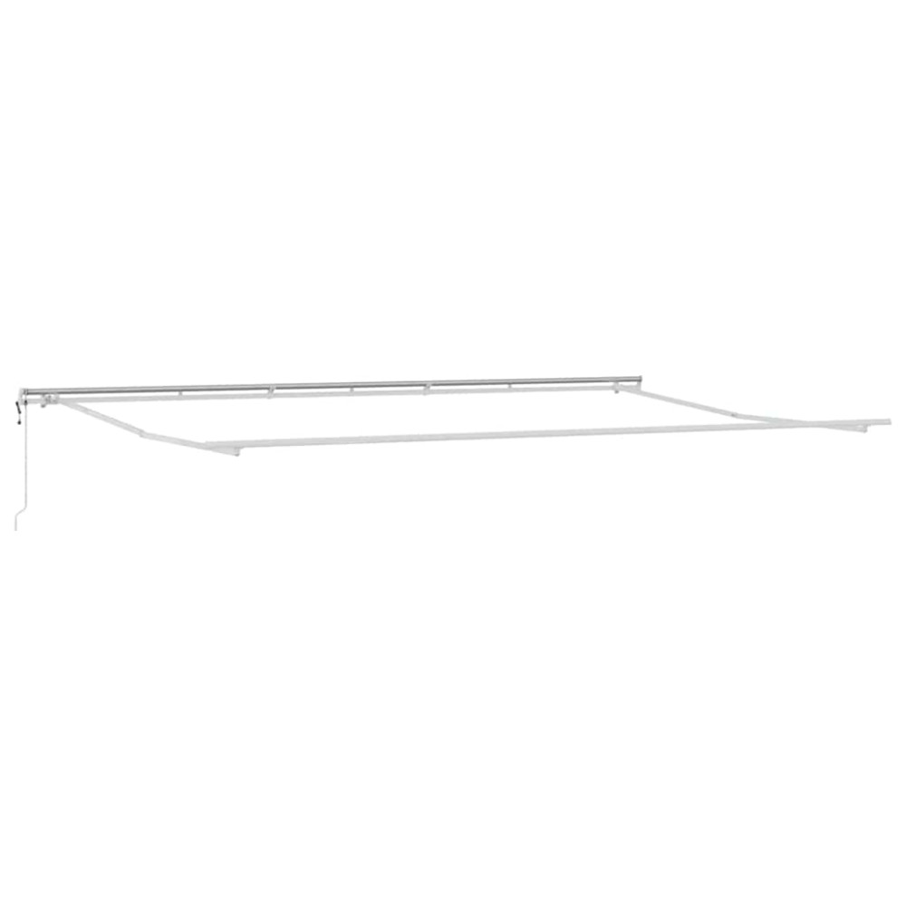 Produktbild för Markisram Vit 600 × 350 cm Aluminium