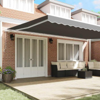Produktbild för Markisram Vit 600 × 350 cm Aluminium