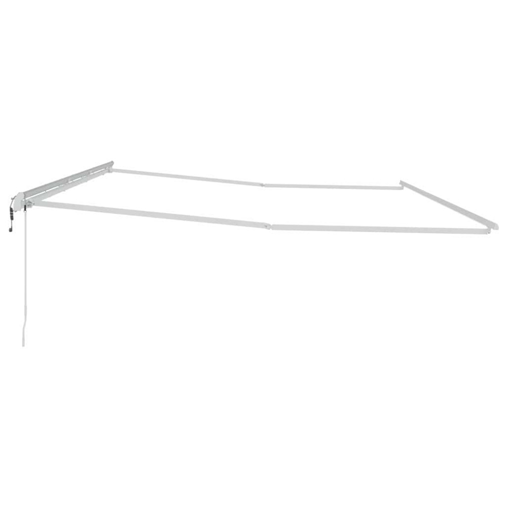 Produktbild för Markisram Vit 600 × 350 cm Aluminium