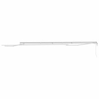 Produktbild för Markisram Vit 600 × 350 cm Aluminium