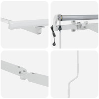 Produktbild för Markisram Vit 600 × 350 cm Aluminium