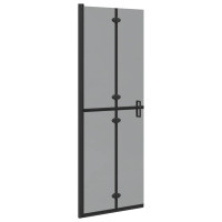 Produktbild för Walk-In duschvägg Svart 70 x 6,5 x 190 cm