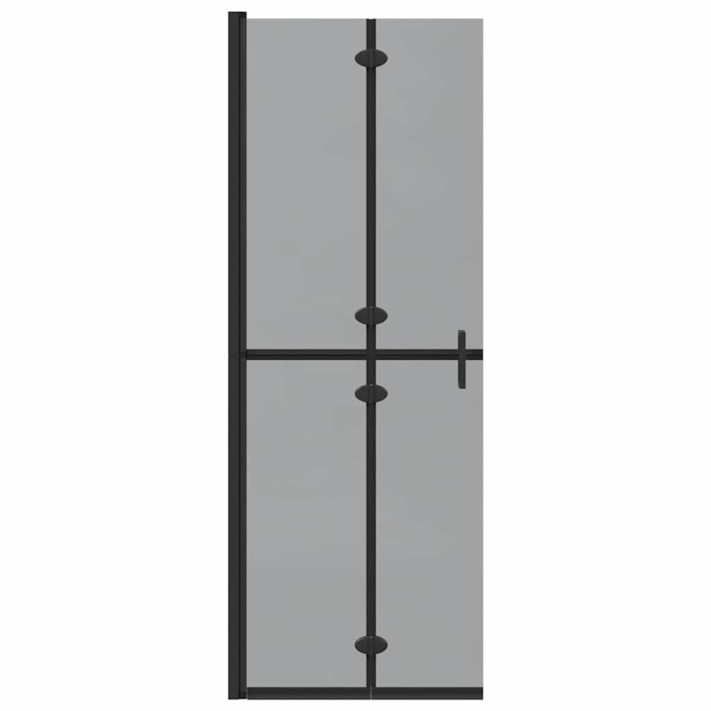 Produktbild för Walk-In duschvägg Svart 70 x 6,5 x 190 cm