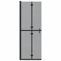 Produktbild för Walk-In duschvägg Svart 70 x 6,5 x 190 cm
