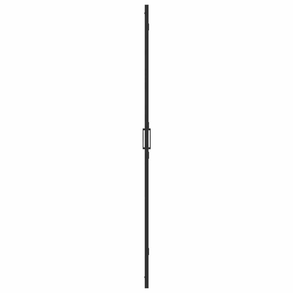 Produktbild för Walk-In duschvägg Svart 70 x 6,5 x 190 cm