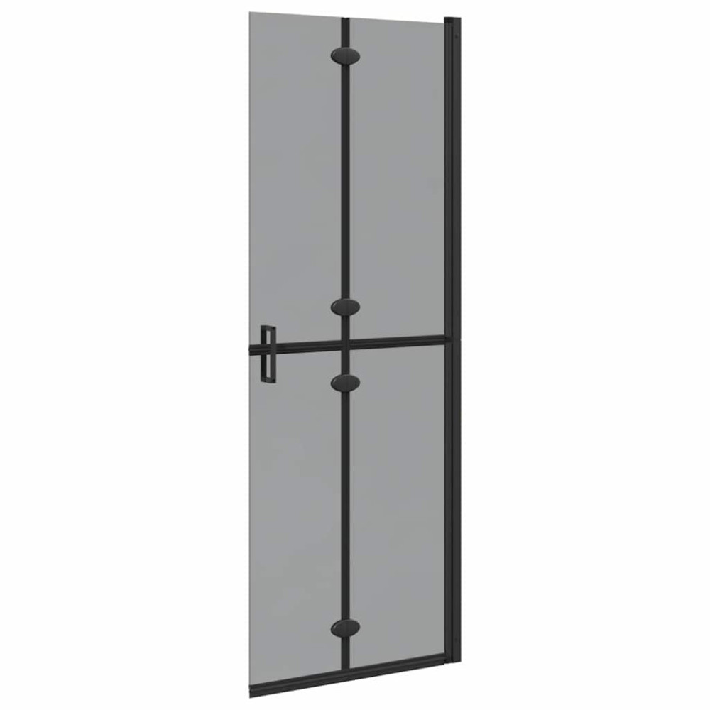 Produktbild för Walk-In duschvägg Svart 70 x 6,5 x 190 cm