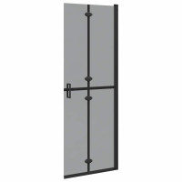 Produktbild för Walk-In duschvägg Svart 70 x 6,5 x 190 cm