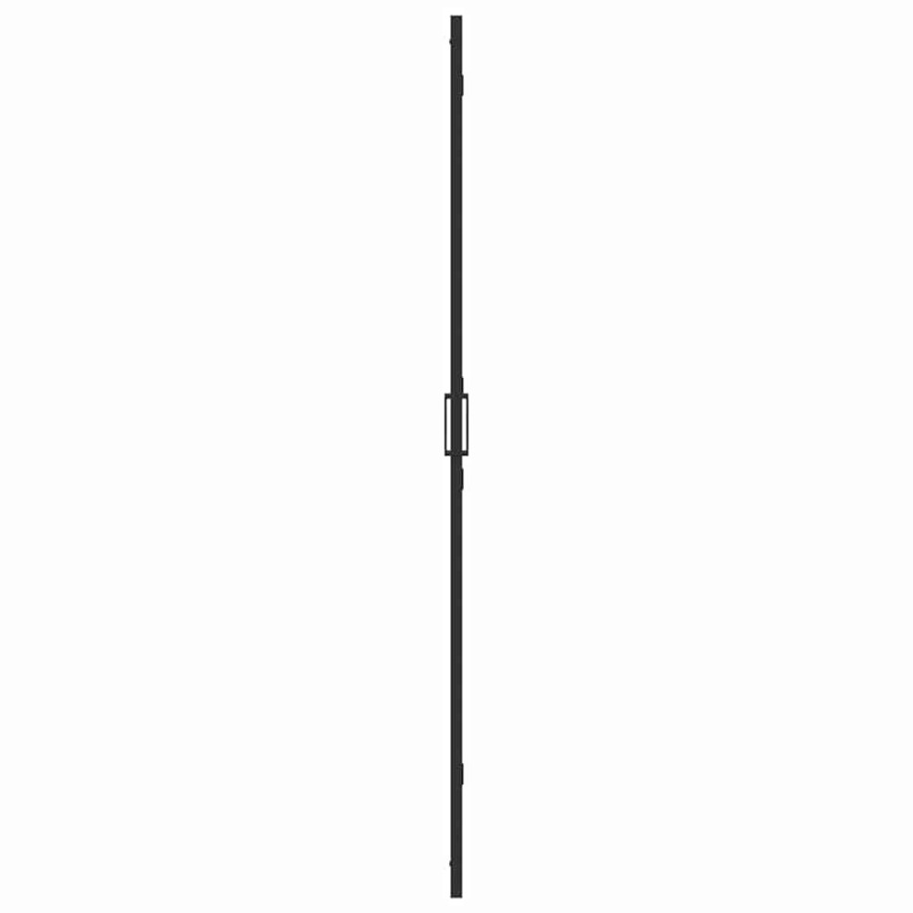 Produktbild för Walk-In duschvägg Svart 90 x 6.5 x 190 cm