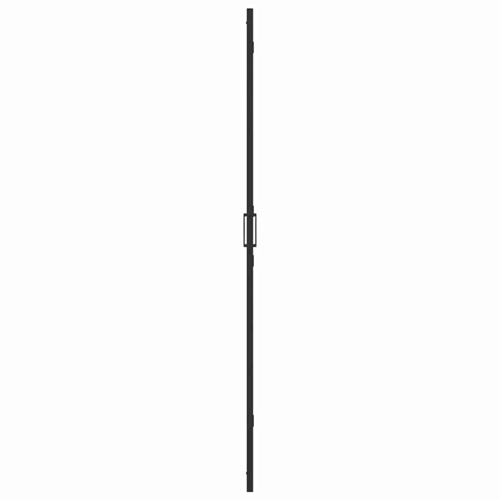 Produktbild för Walk-In duschvägg Svart 100 x 6,5 x 190 cm