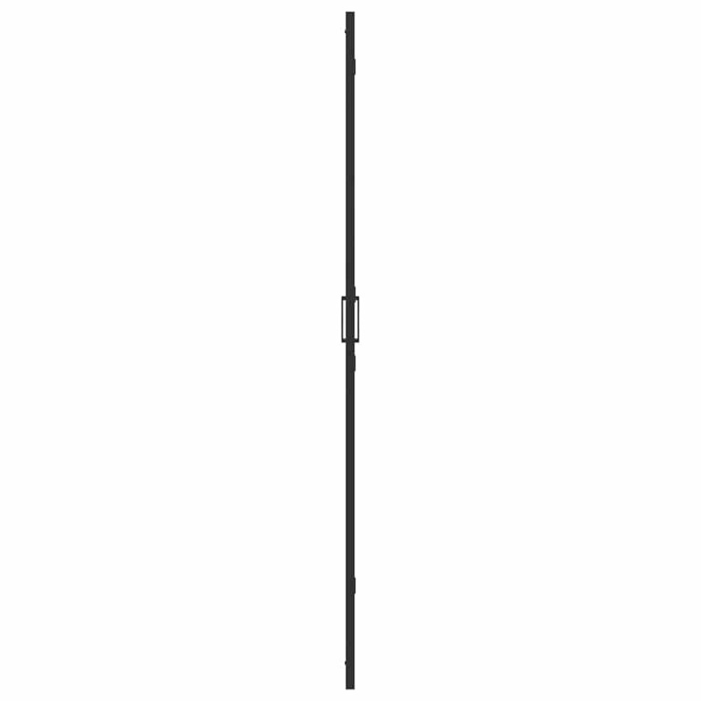 Produktbild för Walk-In duschvägg Svart 110 x 6,5 x 190 cm