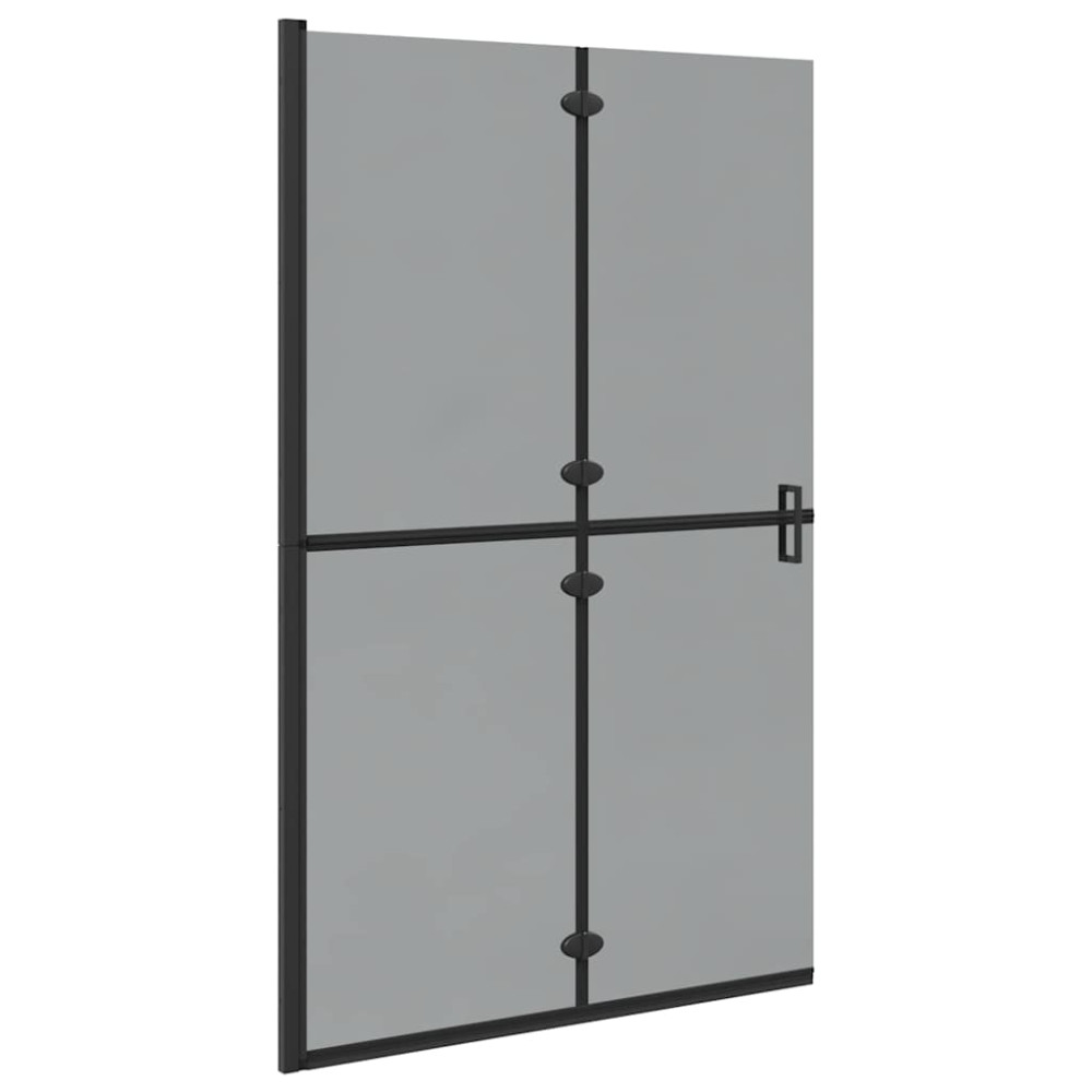 Produktbild för Walk-In duschvägg Svart 120 x 6,5 x 190 cm