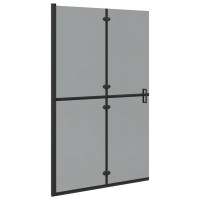 Produktbild för Walk-In duschvägg Svart 120 x 6,5 x 190 cm