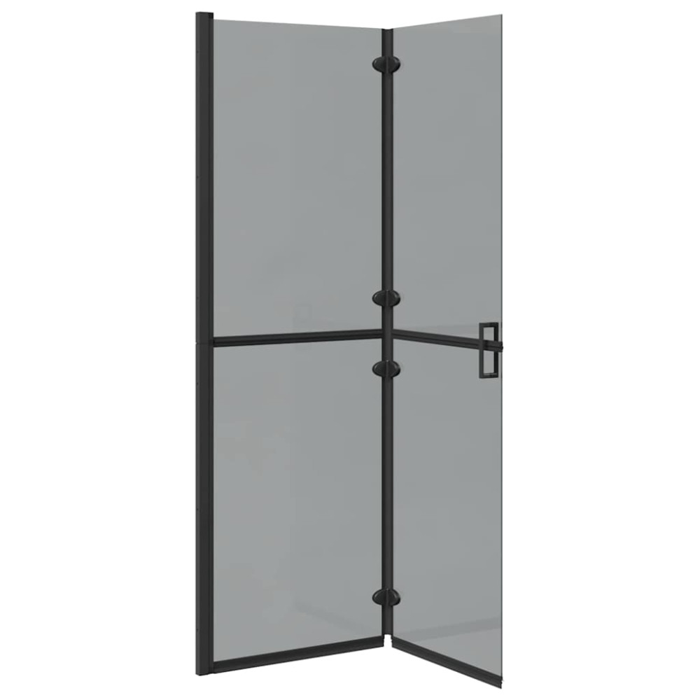 Produktbild för Walk-In duschvägg Svart 120 x 6,5 x 190 cm
